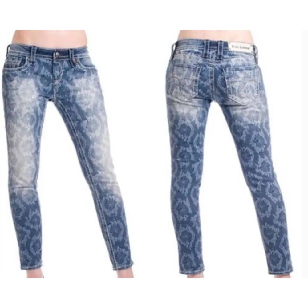 Rock Revival Lydia Cropped Skinny Jeans sz 28